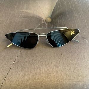 Prada Silver Cat Eye Sunglasses - Brand New